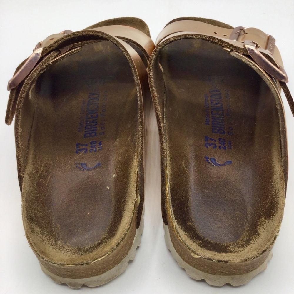 Birkenstock Arizona Soft Footbed Sandal Rose Gold - Picture 8 of 13